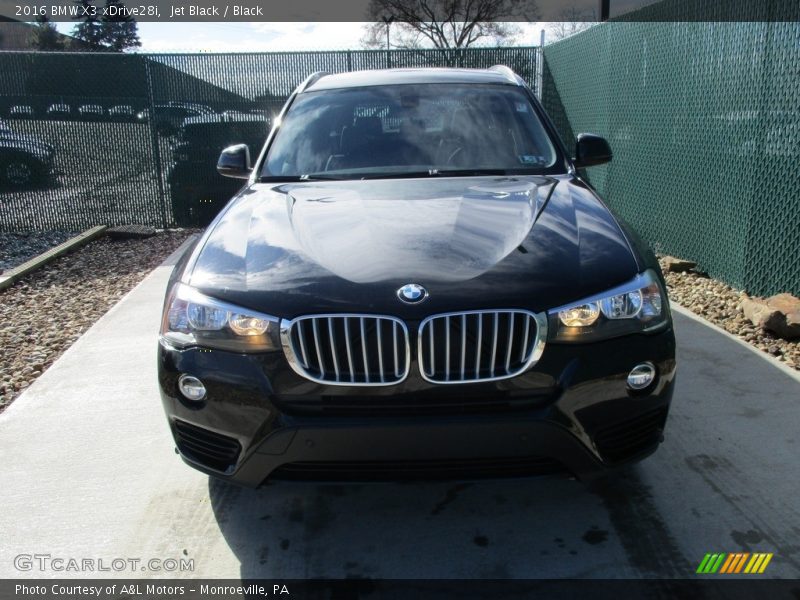 Jet Black / Black 2016 BMW X3 xDrive28i