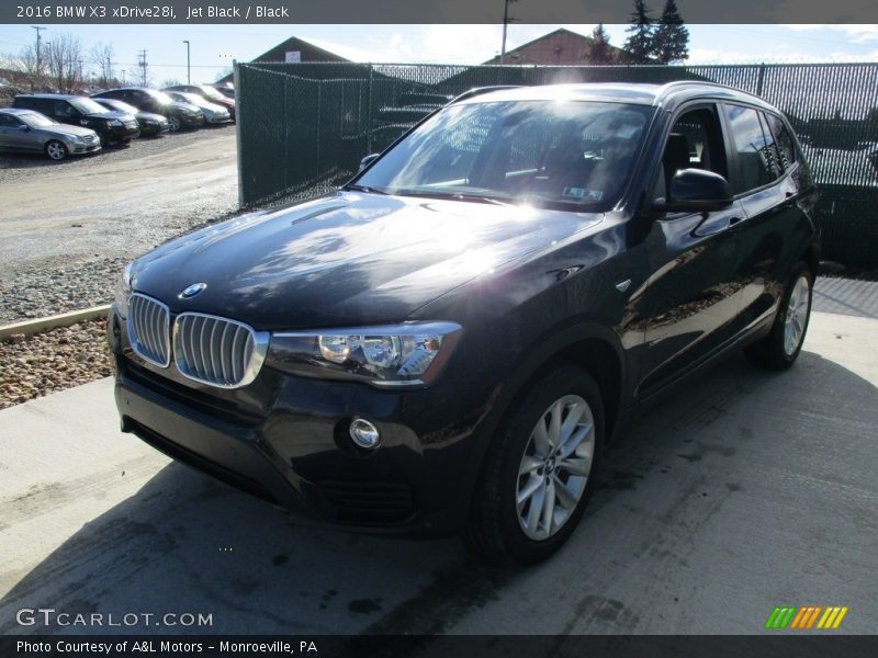 Jet Black / Black 2016 BMW X3 xDrive28i