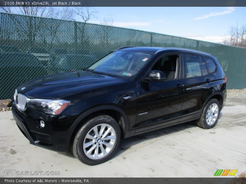 Jet Black / Black 2016 BMW X3 xDrive28i