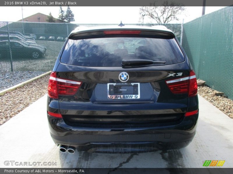 Jet Black / Black 2016 BMW X3 xDrive28i