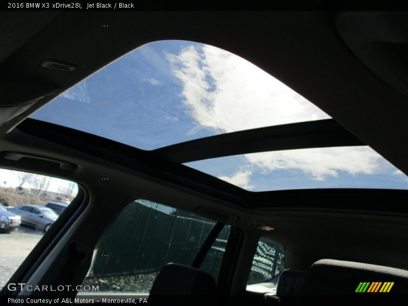 Jet Black / Black 2016 BMW X3 xDrive28i