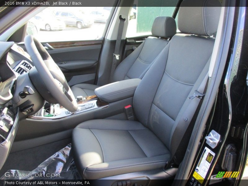 Jet Black / Black 2016 BMW X3 xDrive28i
