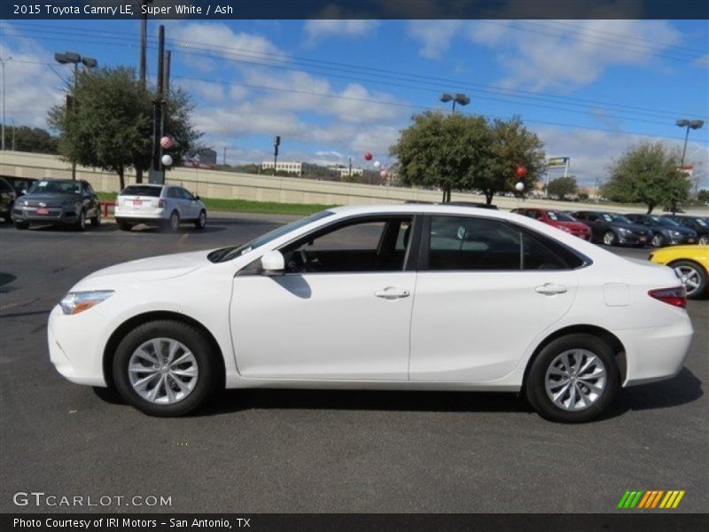 Super White / Ash 2015 Toyota Camry LE