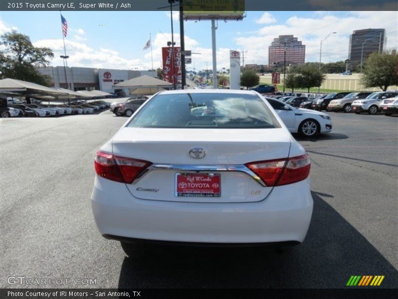 Super White / Ash 2015 Toyota Camry LE