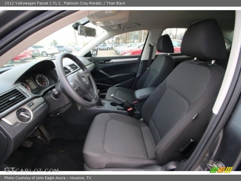 Platinum Gray Metallic / Titan Black 2012 Volkswagen Passat 2.5L S