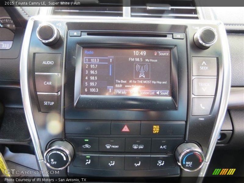 Super White / Ash 2015 Toyota Camry LE