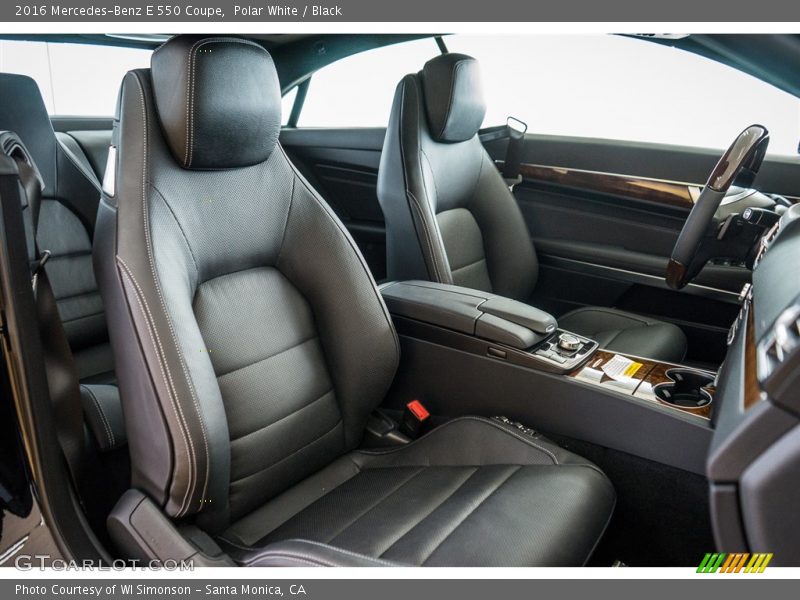 Front Seat of 2016 E 550 Coupe