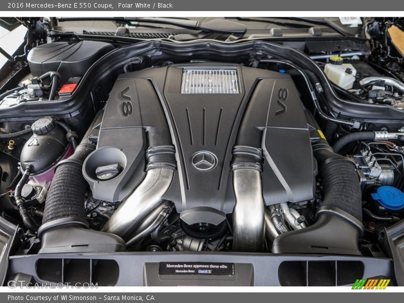  2016 E 550 Coupe Engine - 4.6 Liter DI biturbo DOHC 32-Valve VVT V8