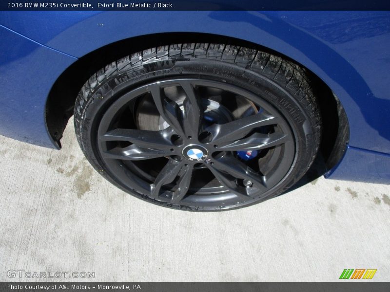 Estoril Blue Metallic / Black 2016 BMW M235i Convertible