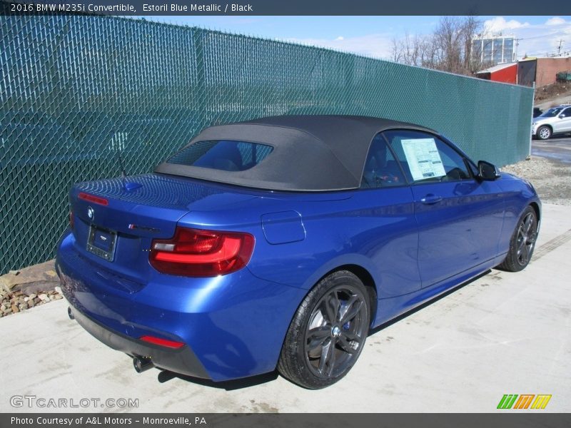 Estoril Blue Metallic / Black 2016 BMW M235i Convertible