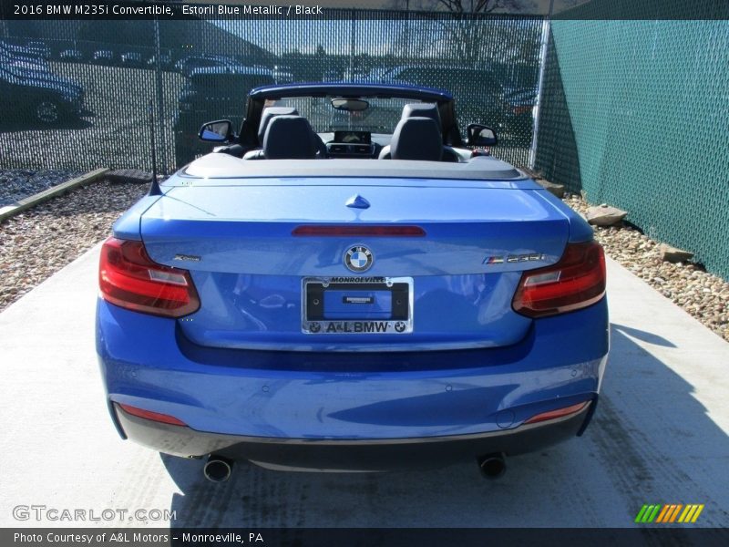 Estoril Blue Metallic / Black 2016 BMW M235i Convertible