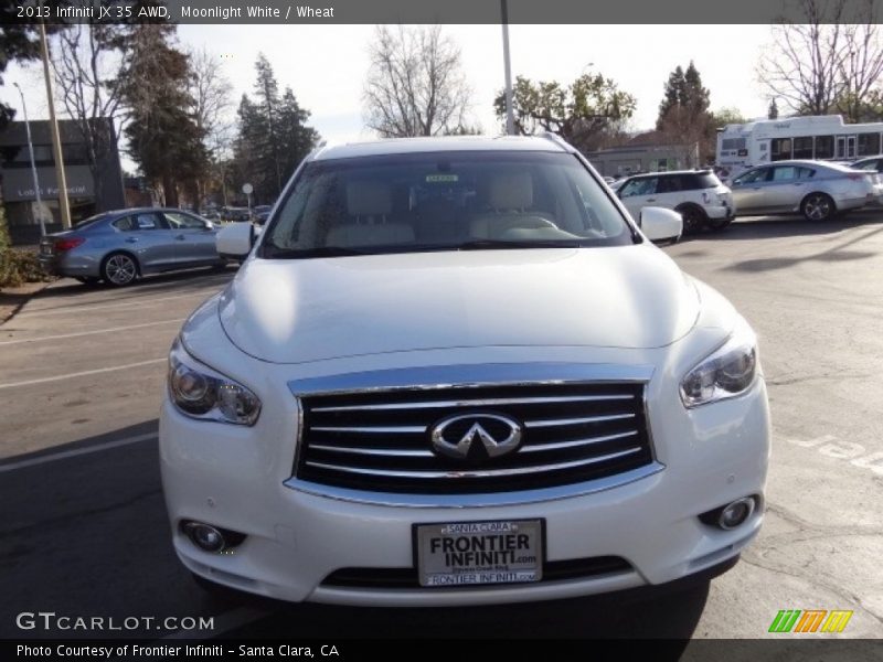 Moonlight White / Wheat 2013 Infiniti JX 35 AWD