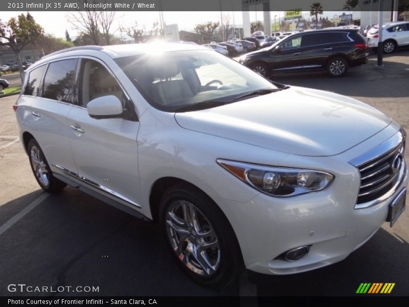 Moonlight White / Wheat 2013 Infiniti JX 35 AWD