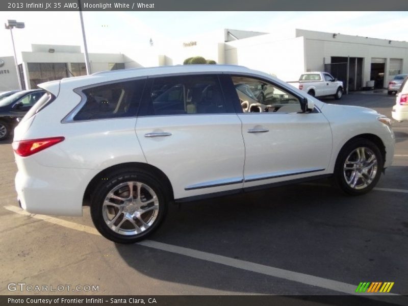 Moonlight White / Wheat 2013 Infiniti JX 35 AWD