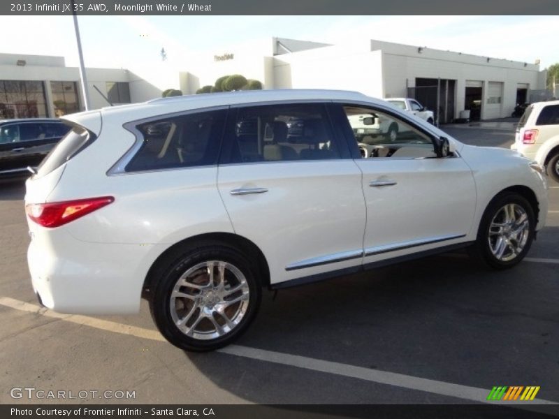 Moonlight White / Wheat 2013 Infiniti JX 35 AWD