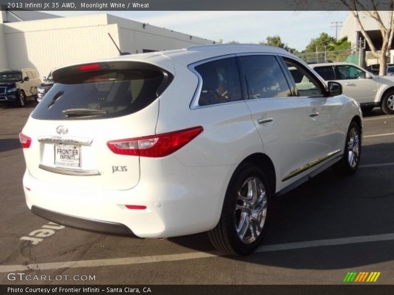 Moonlight White / Wheat 2013 Infiniti JX 35 AWD