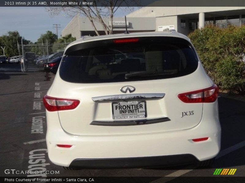 Moonlight White / Wheat 2013 Infiniti JX 35 AWD