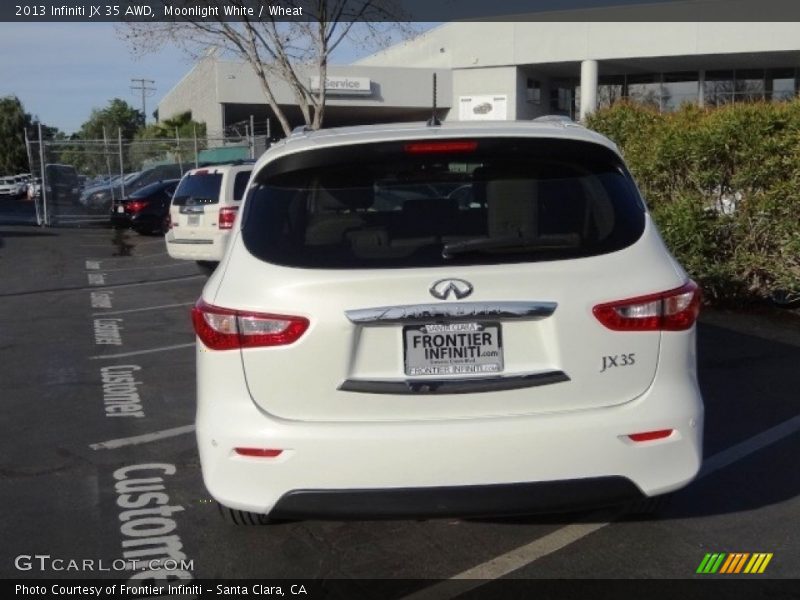 Moonlight White / Wheat 2013 Infiniti JX 35 AWD
