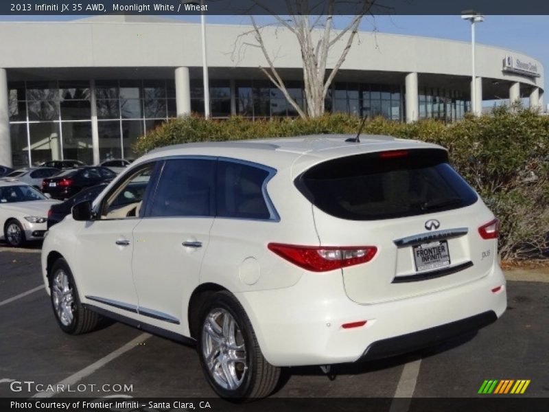 Moonlight White / Wheat 2013 Infiniti JX 35 AWD