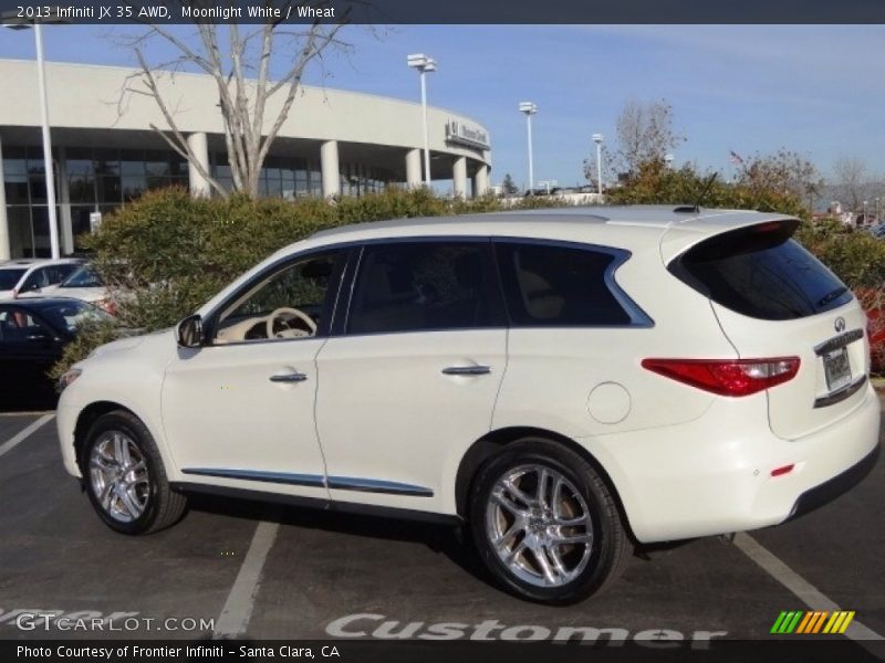 Moonlight White / Wheat 2013 Infiniti JX 35 AWD