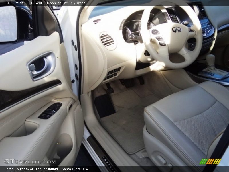 Moonlight White / Wheat 2013 Infiniti JX 35 AWD