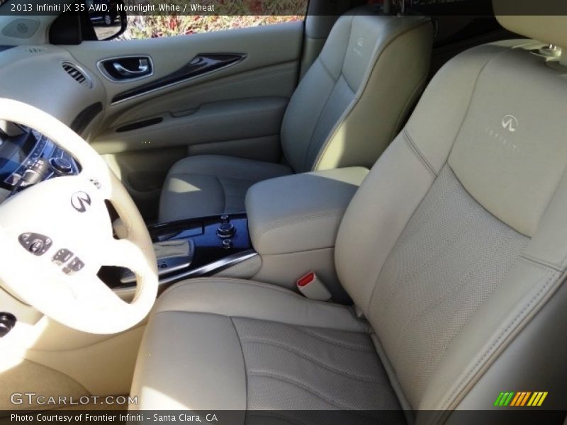 Moonlight White / Wheat 2013 Infiniti JX 35 AWD