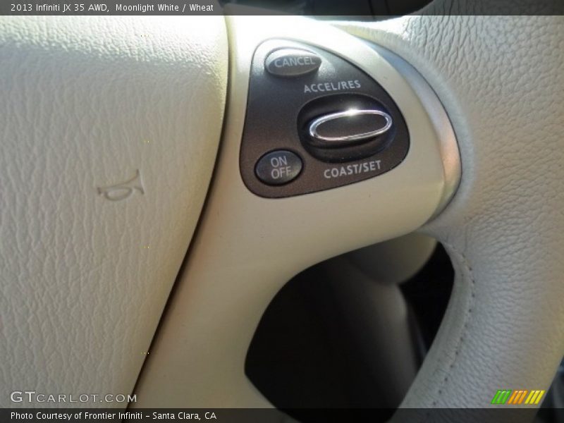 Moonlight White / Wheat 2013 Infiniti JX 35 AWD