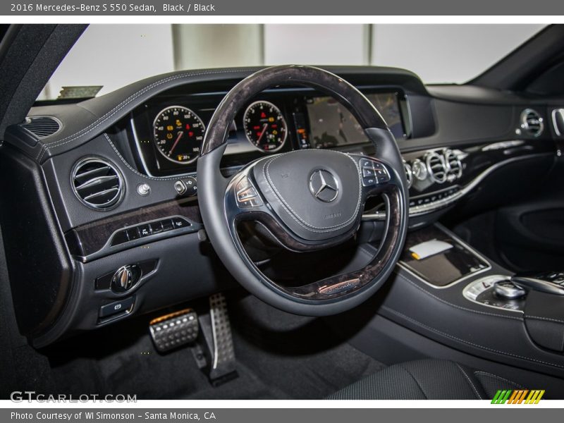 Black / Black 2016 Mercedes-Benz S 550 Sedan