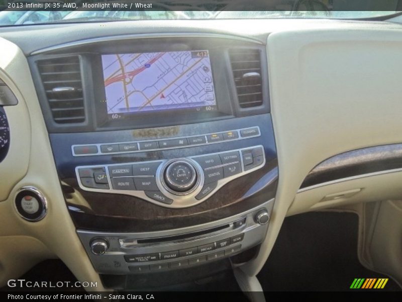 Moonlight White / Wheat 2013 Infiniti JX 35 AWD