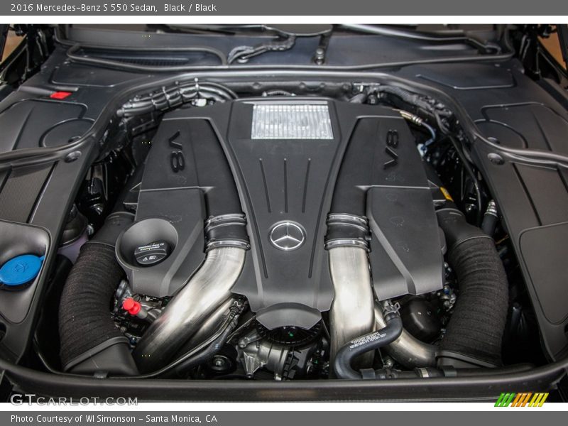 Black / Black 2016 Mercedes-Benz S 550 Sedan