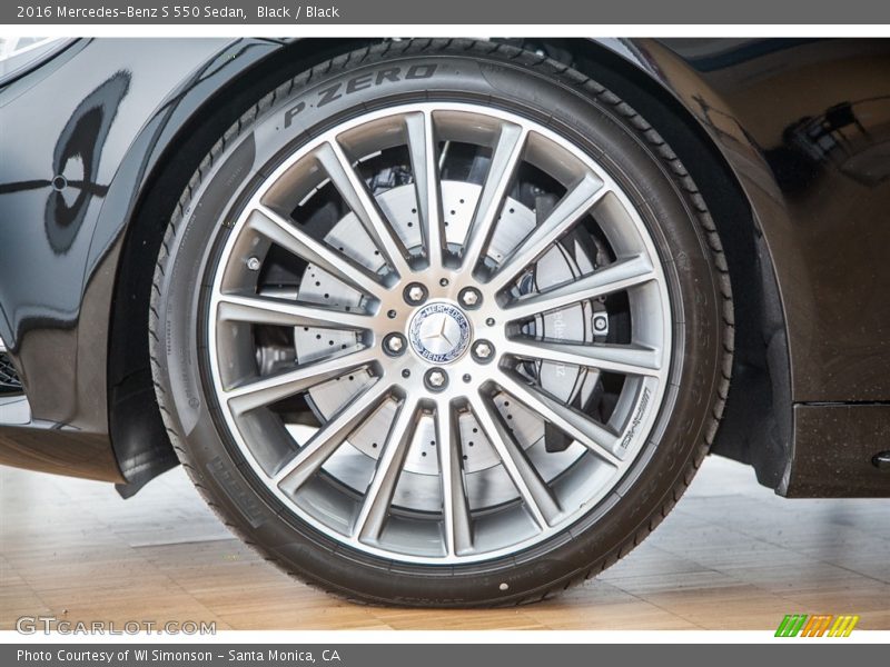 Black / Black 2016 Mercedes-Benz S 550 Sedan