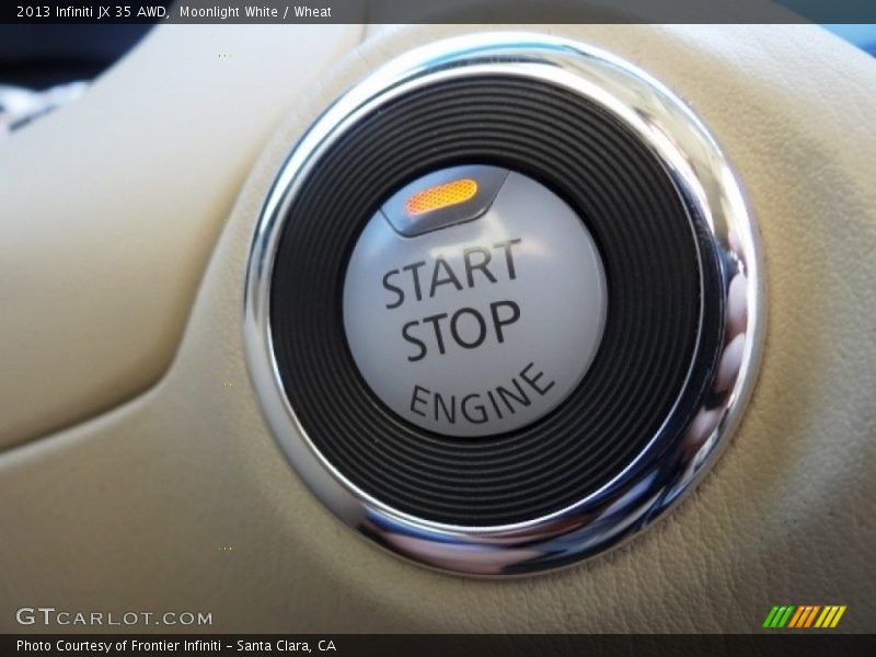 Moonlight White / Wheat 2013 Infiniti JX 35 AWD