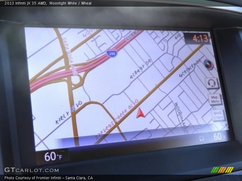Moonlight White / Wheat 2013 Infiniti JX 35 AWD