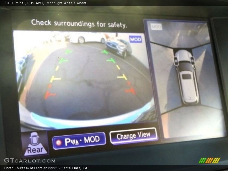Moonlight White / Wheat 2013 Infiniti JX 35 AWD