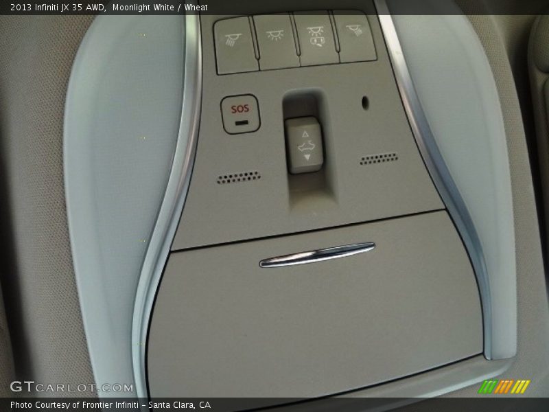 Moonlight White / Wheat 2013 Infiniti JX 35 AWD
