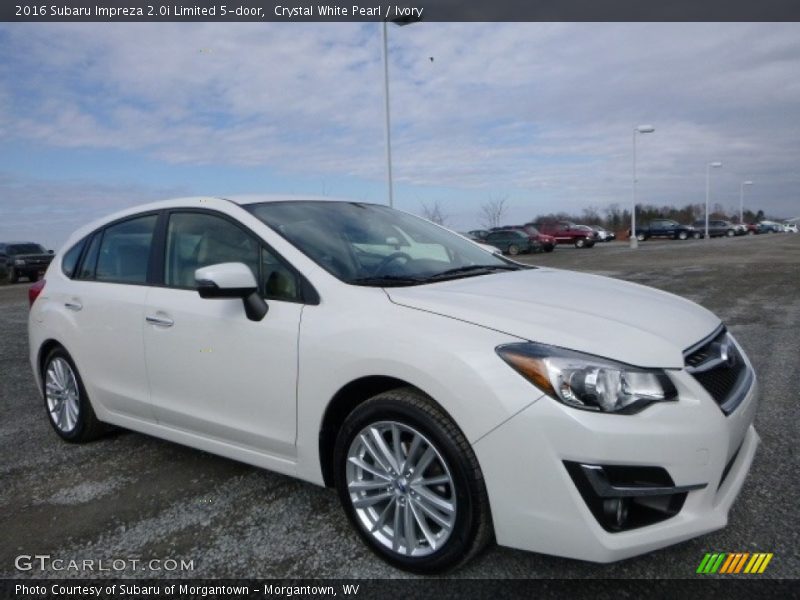 Crystal White Pearl / Ivory 2016 Subaru Impreza 2.0i Limited 5-door