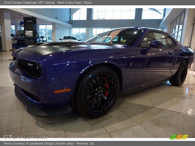 Plum Crazy Pearl / Black 2016 Dodge Challenger SRT Hellcat