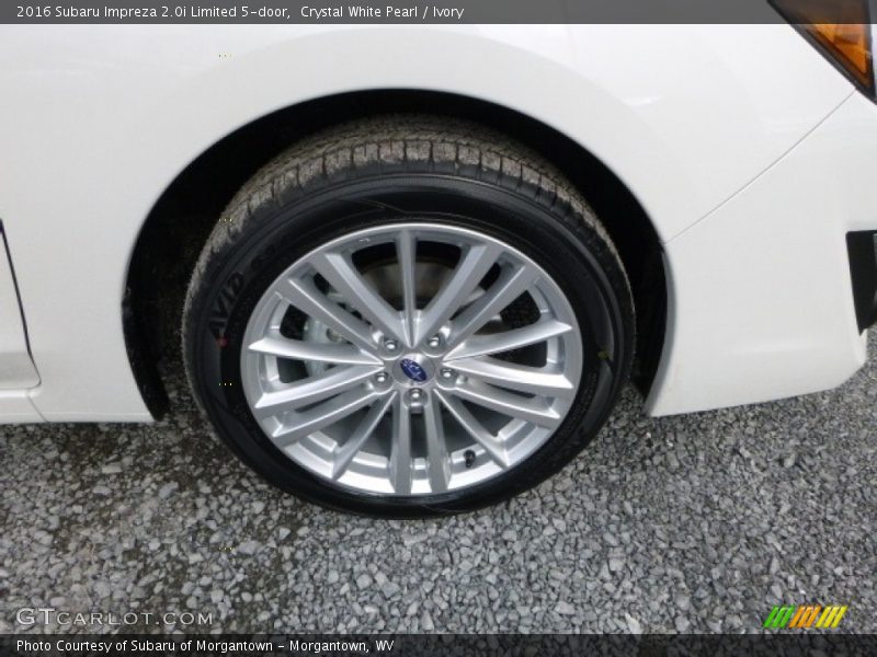 Crystal White Pearl / Ivory 2016 Subaru Impreza 2.0i Limited 5-door