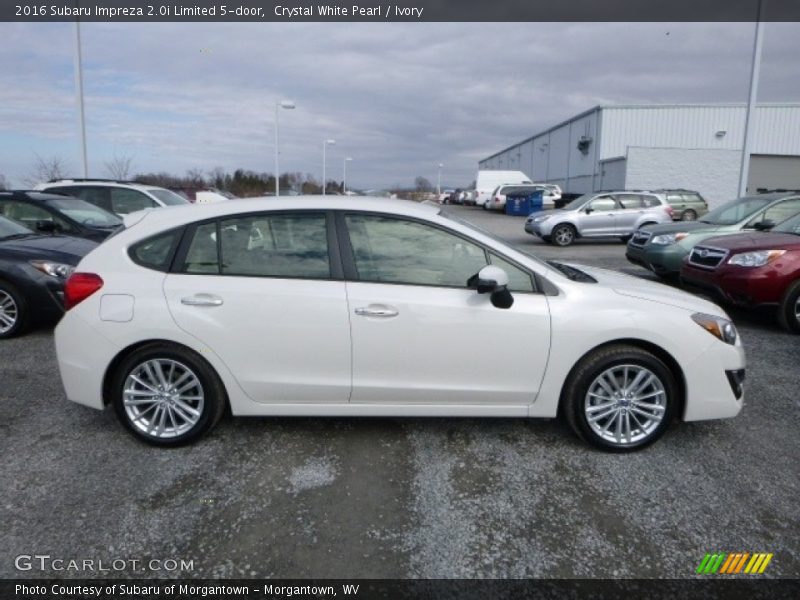 Crystal White Pearl / Ivory 2016 Subaru Impreza 2.0i Limited 5-door