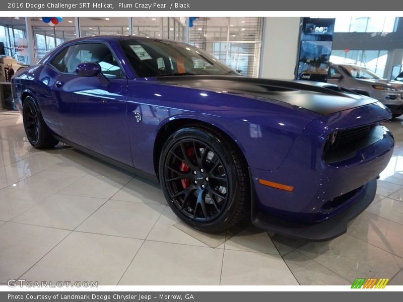 Plum Crazy Pearl / Black 2016 Dodge Challenger SRT Hellcat