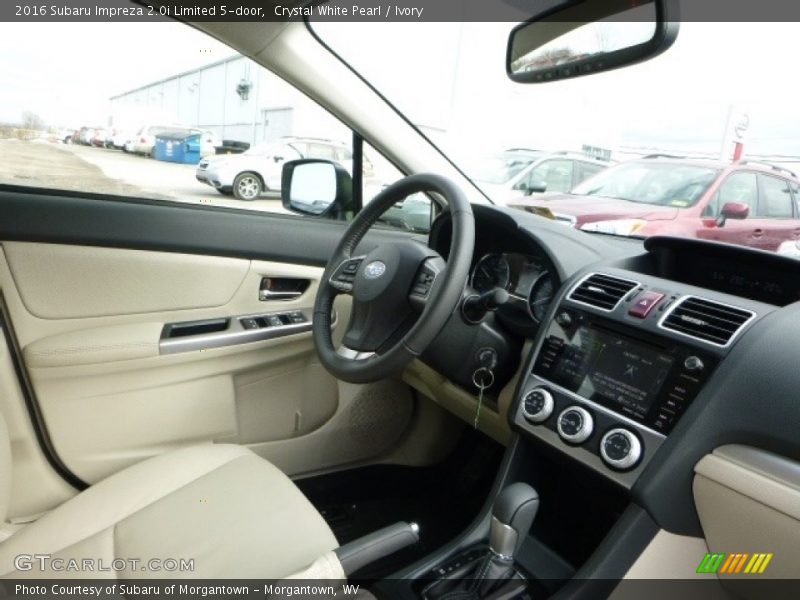 Crystal White Pearl / Ivory 2016 Subaru Impreza 2.0i Limited 5-door