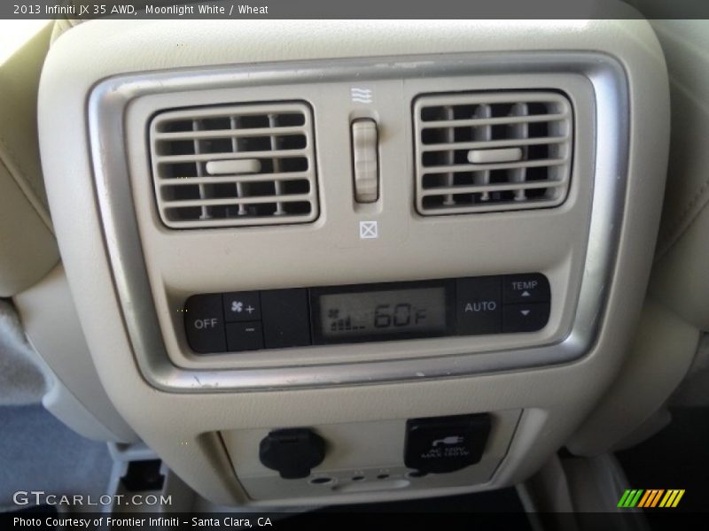Moonlight White / Wheat 2013 Infiniti JX 35 AWD