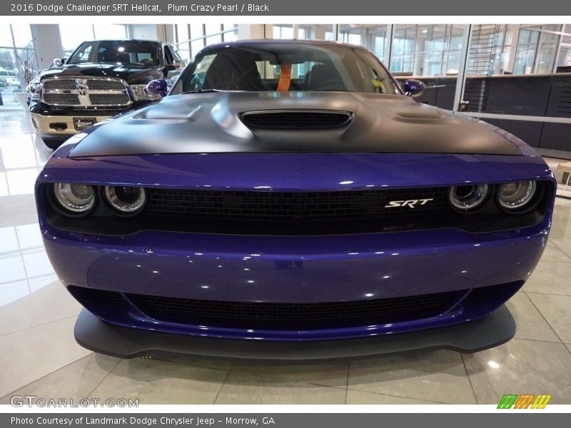 Plum Crazy Pearl / Black 2016 Dodge Challenger SRT Hellcat