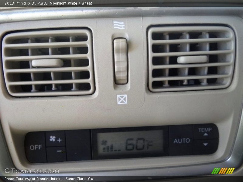 Moonlight White / Wheat 2013 Infiniti JX 35 AWD