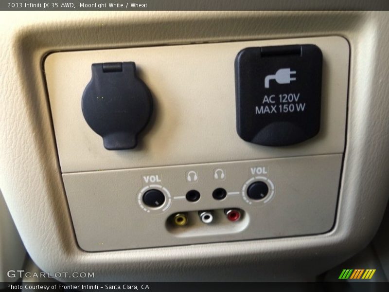 Moonlight White / Wheat 2013 Infiniti JX 35 AWD