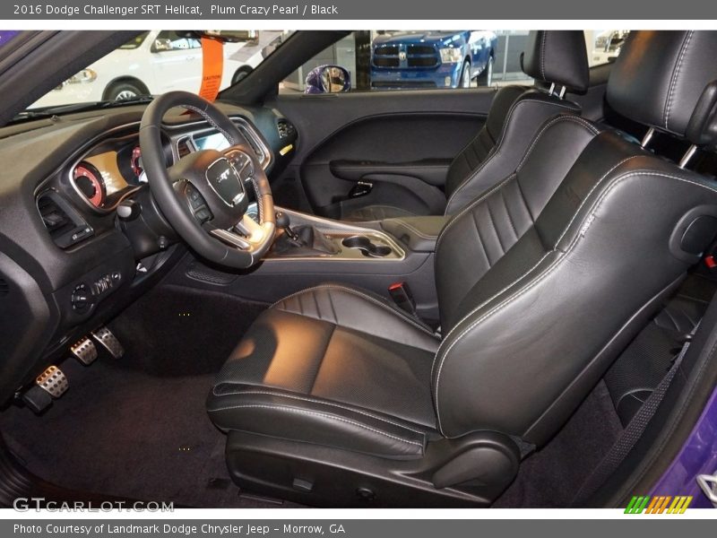 Plum Crazy Pearl / Black 2016 Dodge Challenger SRT Hellcat