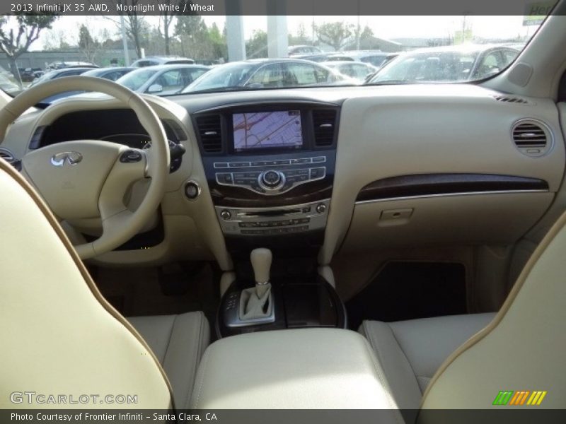 Moonlight White / Wheat 2013 Infiniti JX 35 AWD