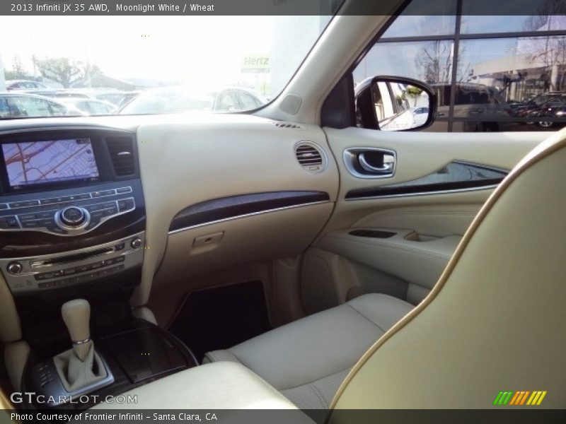 Moonlight White / Wheat 2013 Infiniti JX 35 AWD