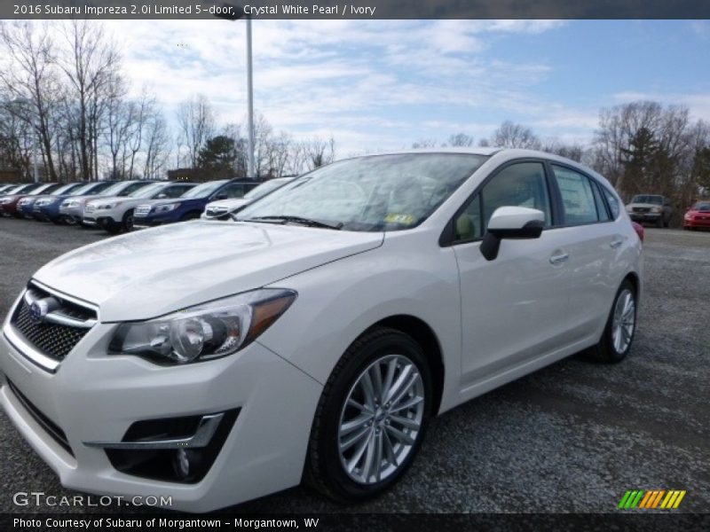 Crystal White Pearl / Ivory 2016 Subaru Impreza 2.0i Limited 5-door