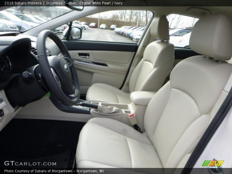 Crystal White Pearl / Ivory 2016 Subaru Impreza 2.0i Limited 5-door